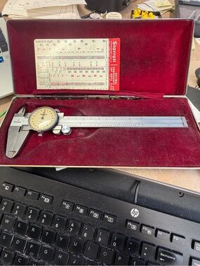 Vintage Mitutoyo Dial Caliper 505-626 and Original Case